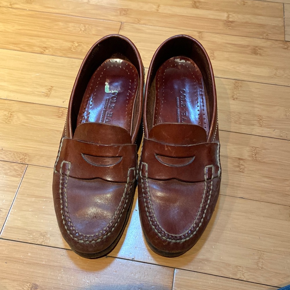 Men’s brown loafers size 9